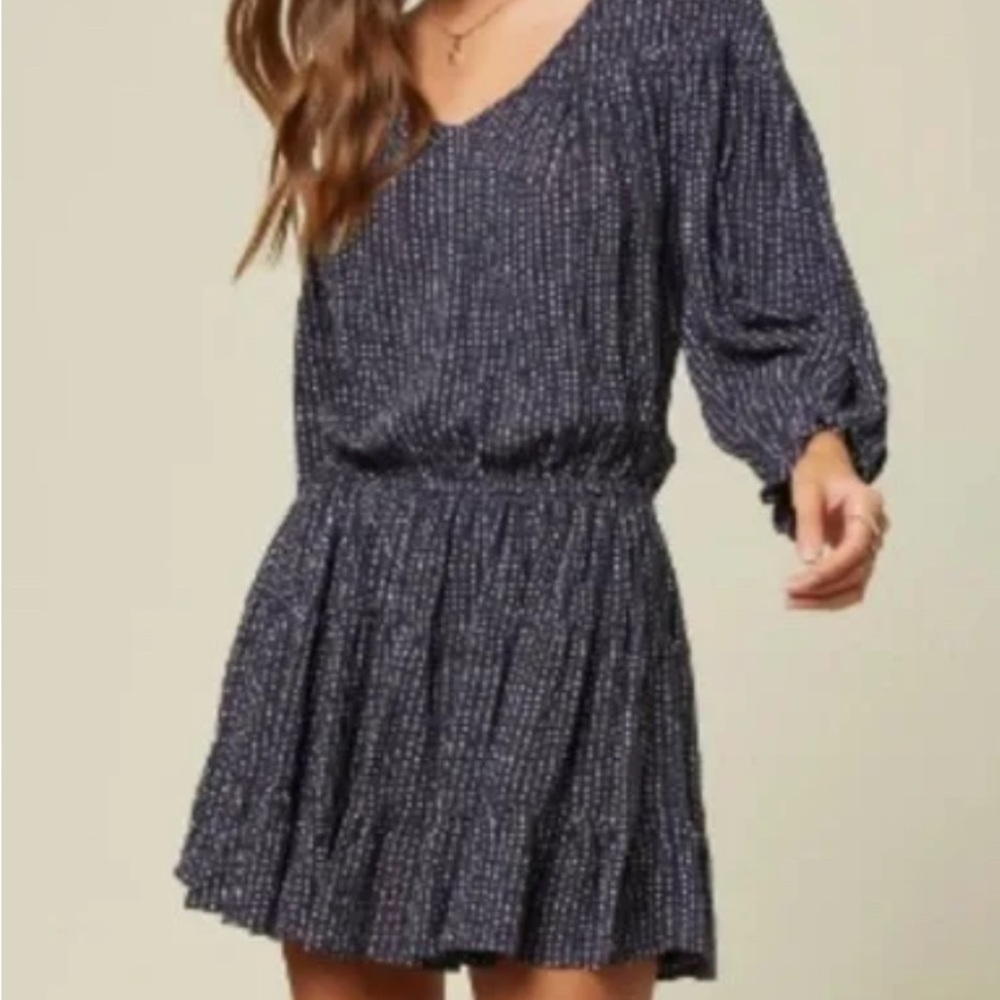 O'Neill Blue and White Patterned Dress - Picture 2 of 5